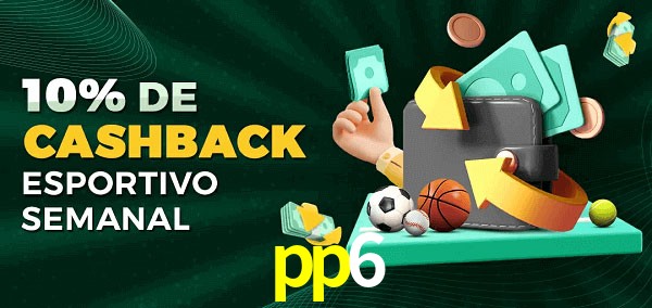 10% de bônus de cashback na pp6